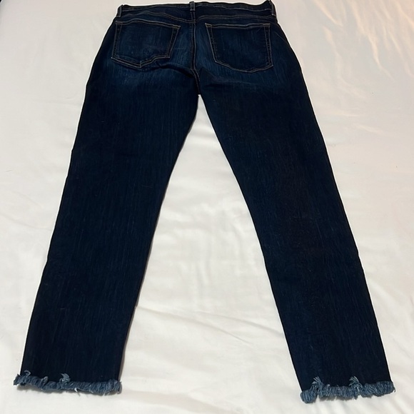 LOFT Modern Skinny Dark Wash Jeans - Picture 2 of 6